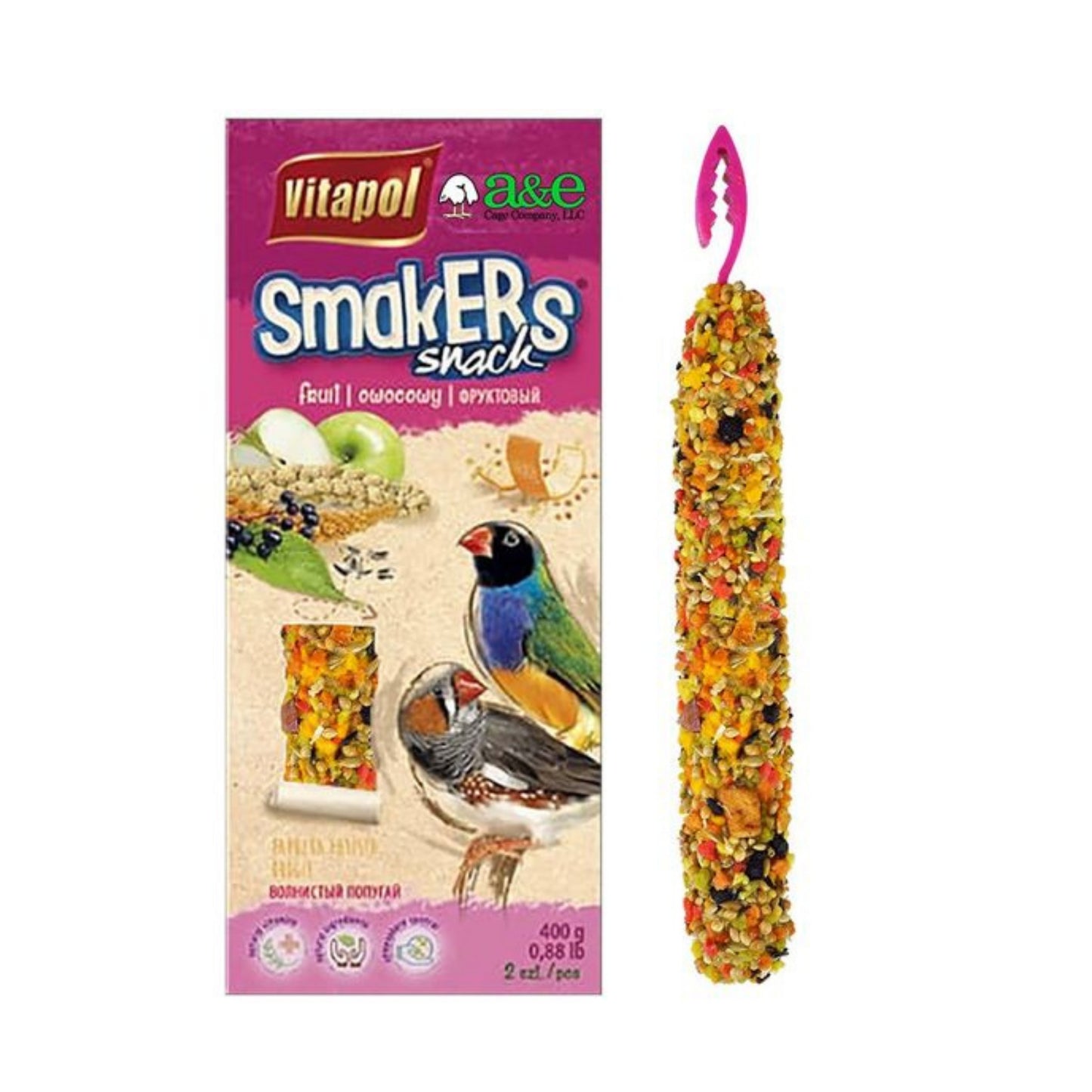 Vitapol Smackers Fruit Snacks ( For Zebra Finch & Exotic Birds)