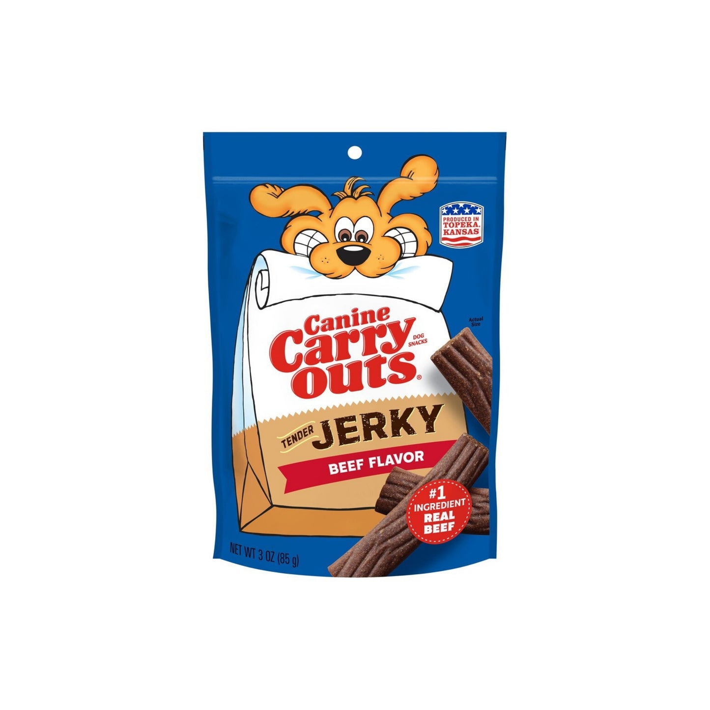 Canine Carry Outs Tender Jerky Beef Flavor
