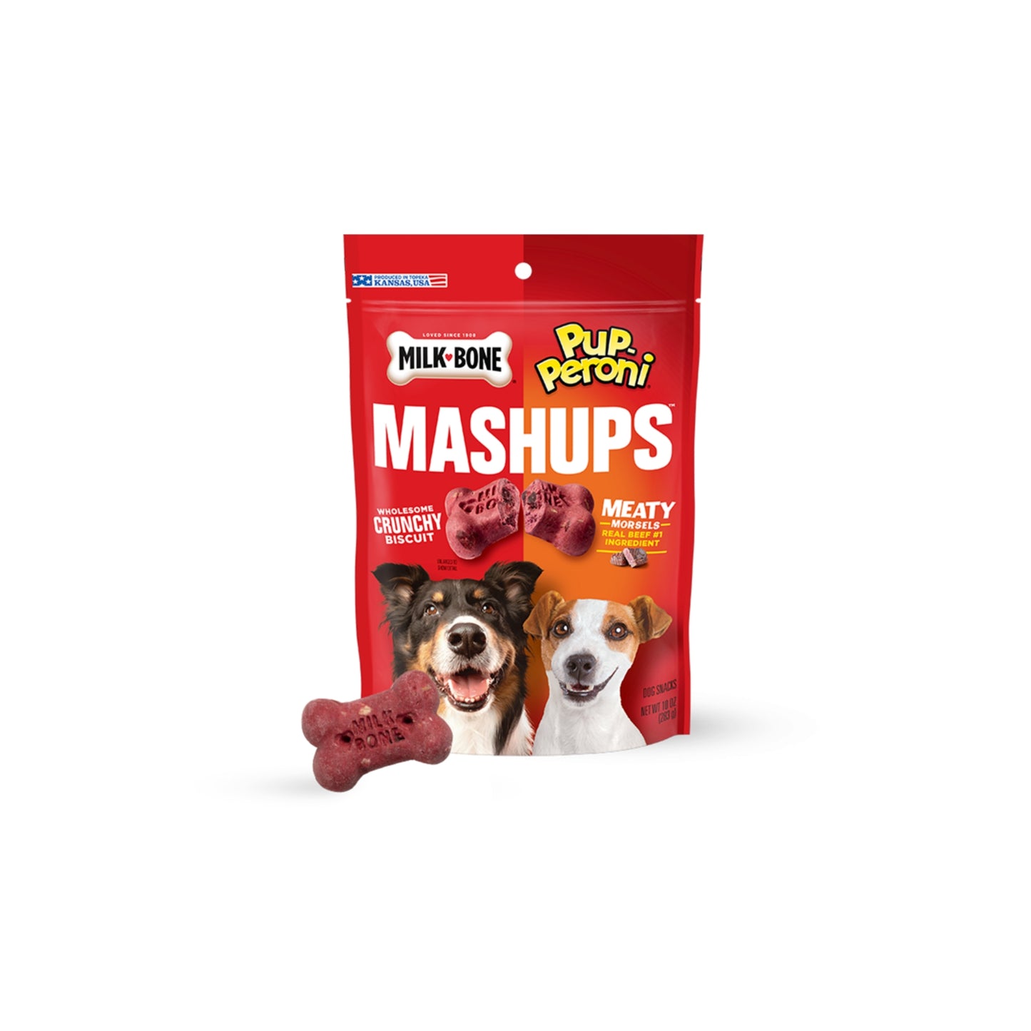 Milk Bone Pup-peroni Mashups Crunchy Biscuit & Meaty Morsels