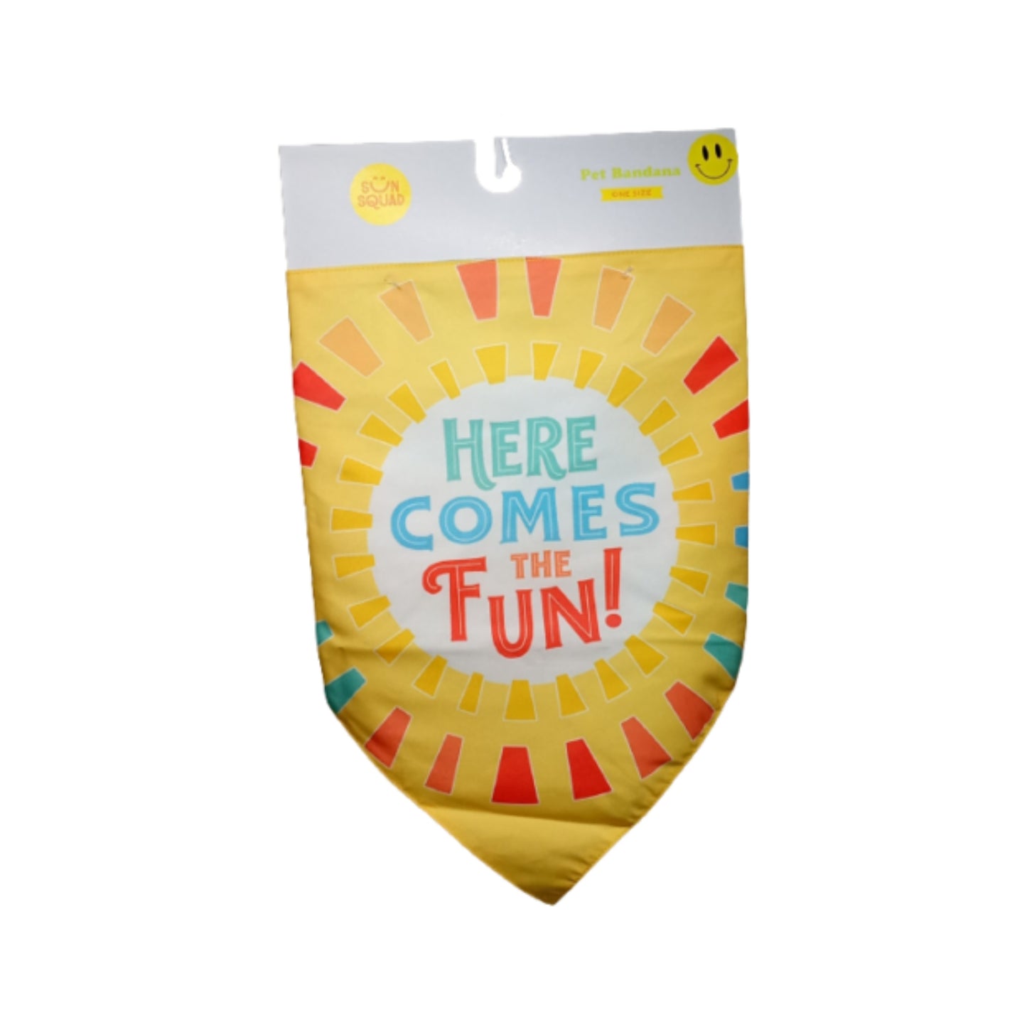 Sun Squad Pet Bandana Here Comes The Fun
