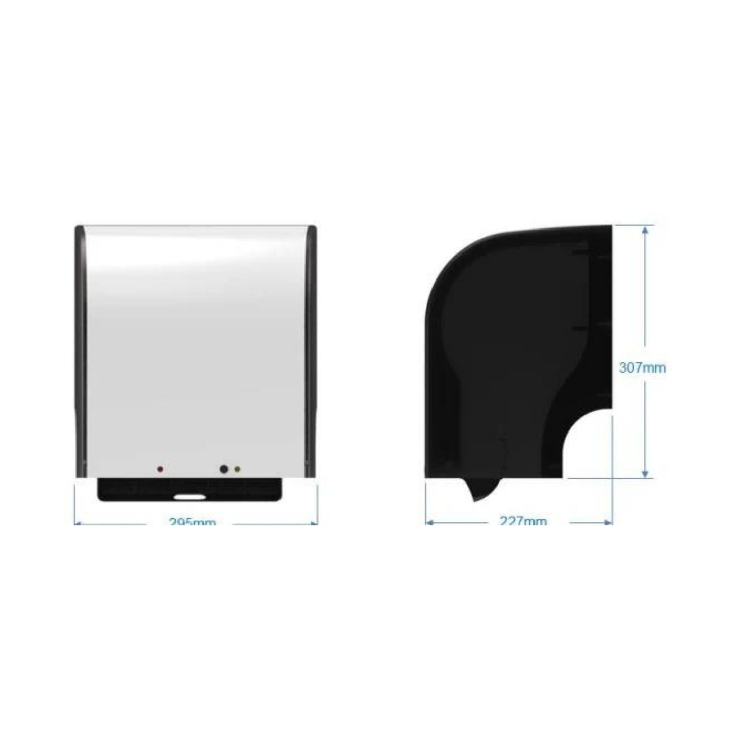 Regtangle Black Or white Hanging Dispenser