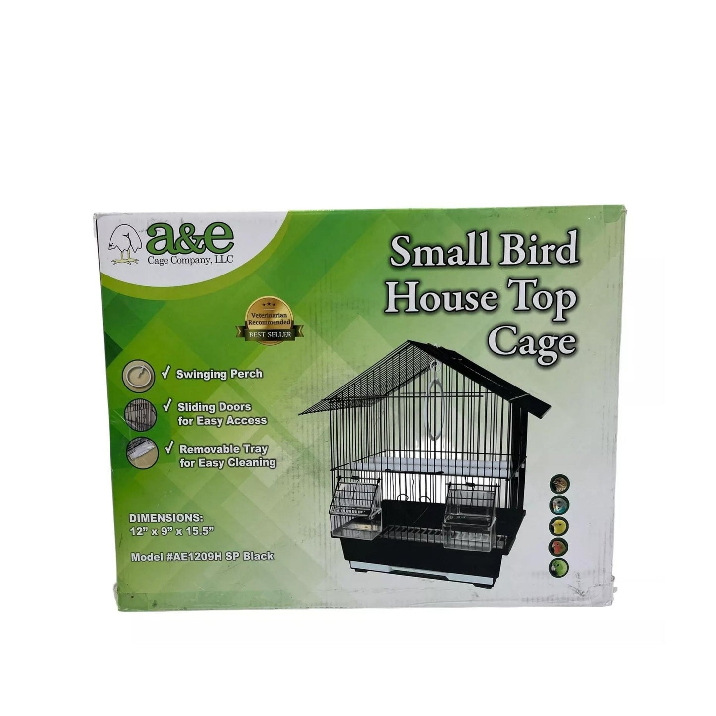 A & E Ornate Bird Cage ( Small 12" X 9" )