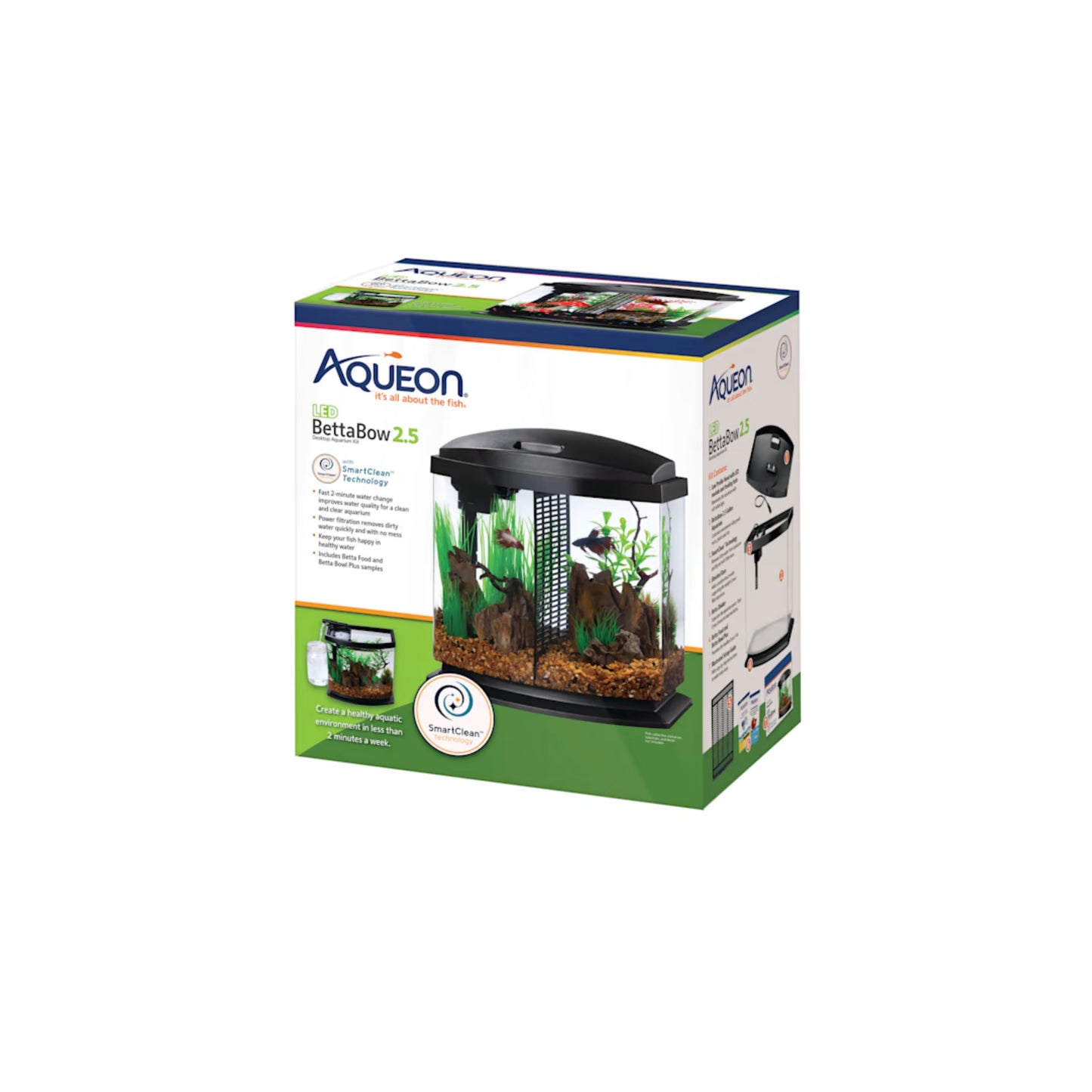 Aqueon MiniBow LED Aquarium Kit 1 Gallon