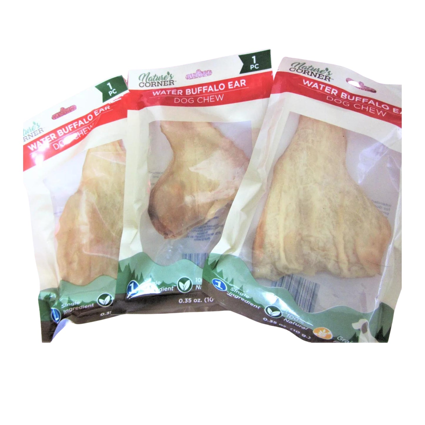 Natures Corner Water Buffalo Ear Dog Chew