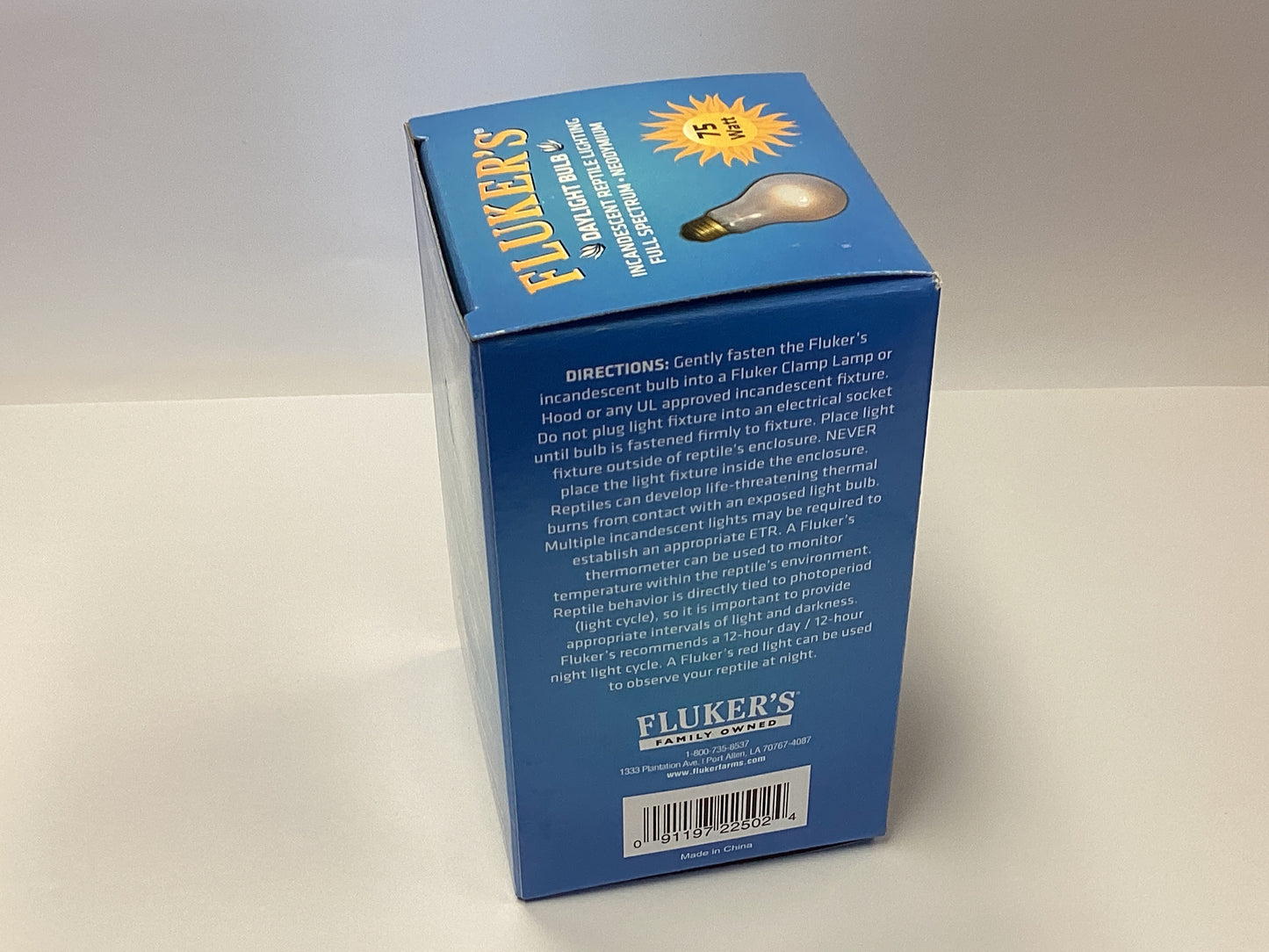 Fluker’s daylight bulb 75 watt