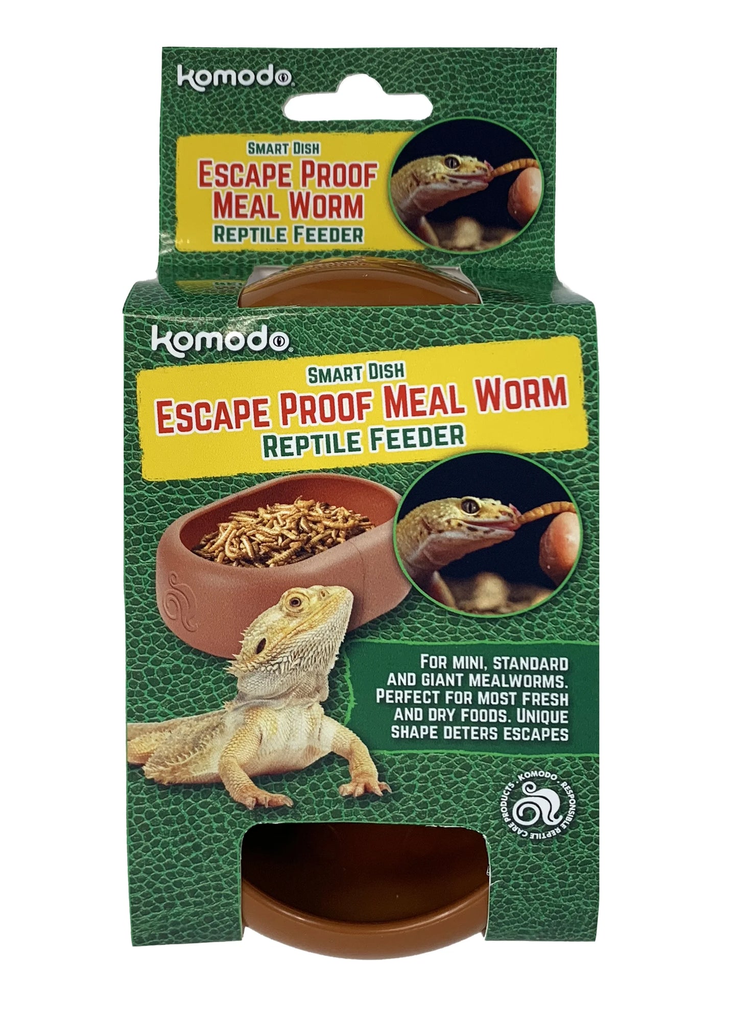 KOMODO Smart Dish – Escape Proof Mealworm Feeder