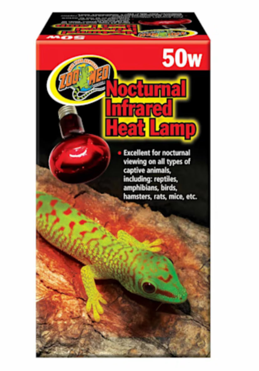 ZOO MED Nocturnal Infrared Heat Lamp 50W