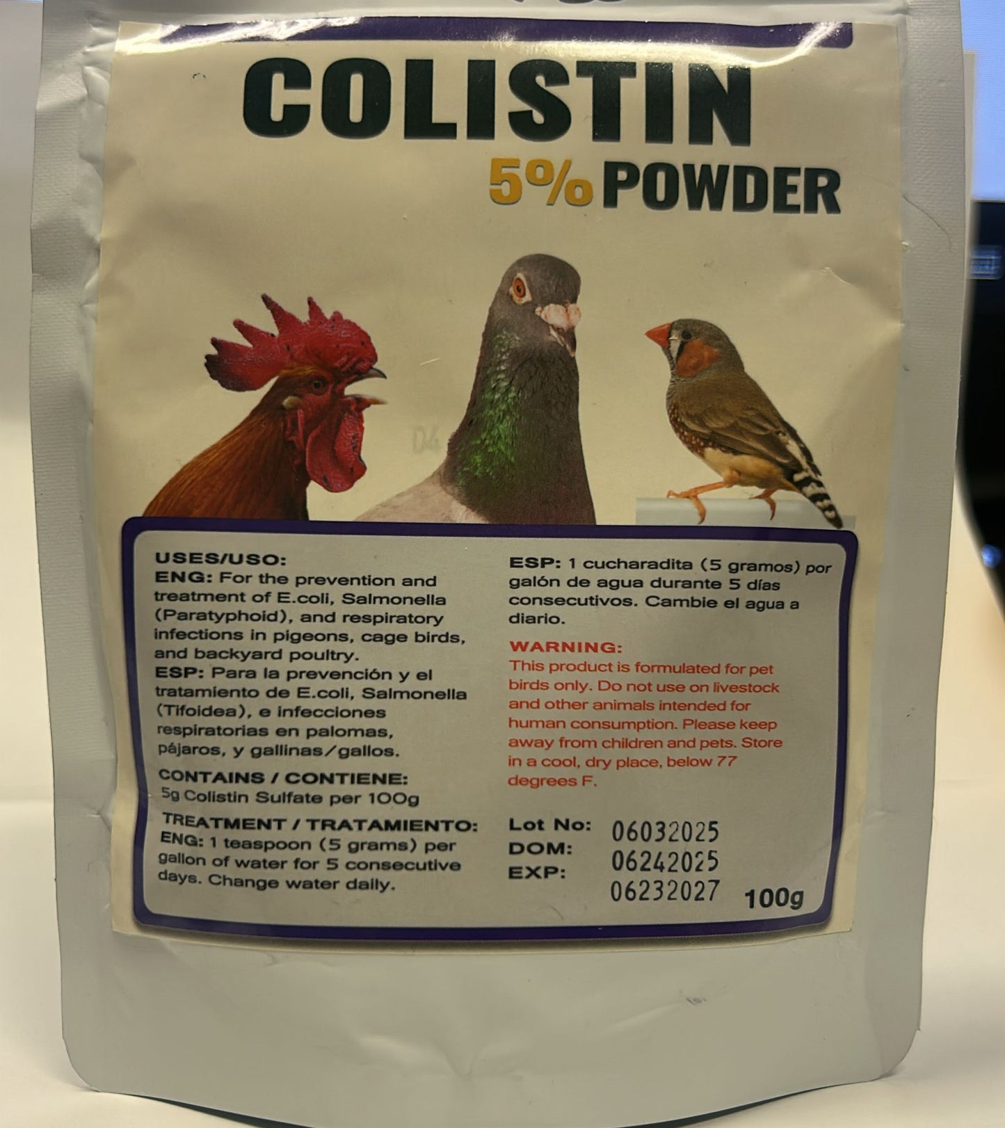 Colistin 5% Powder M70
