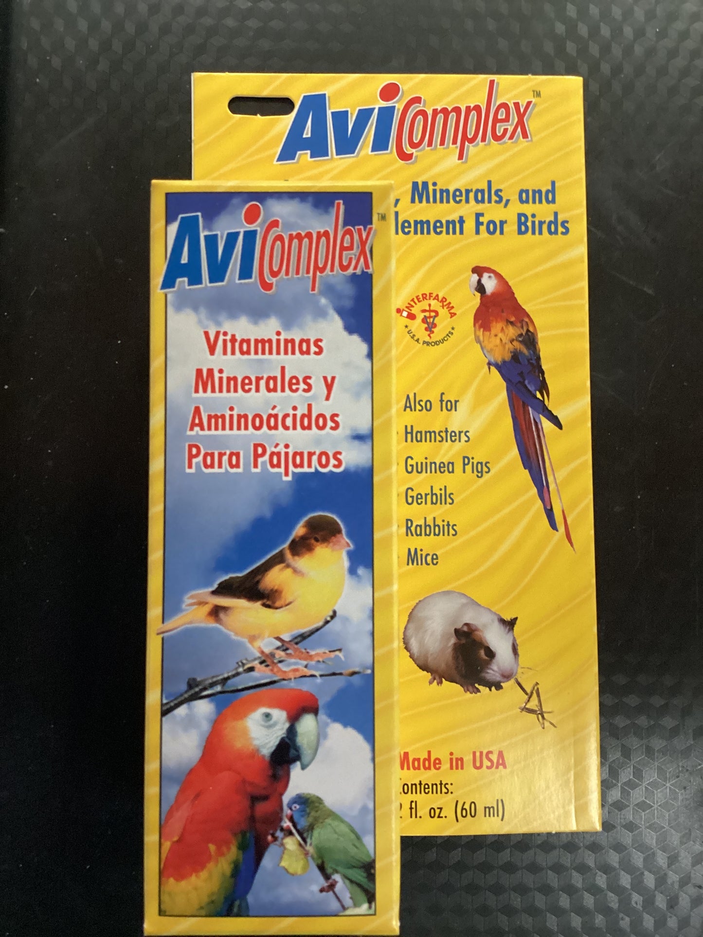 AviComplex Liquid Vitamins, Minerals, and Amino Acids Supplement for Birds