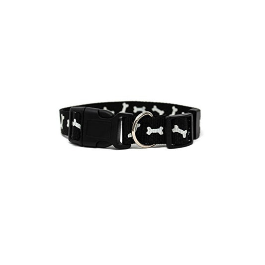 GKC Dog Collar Blk /white Small