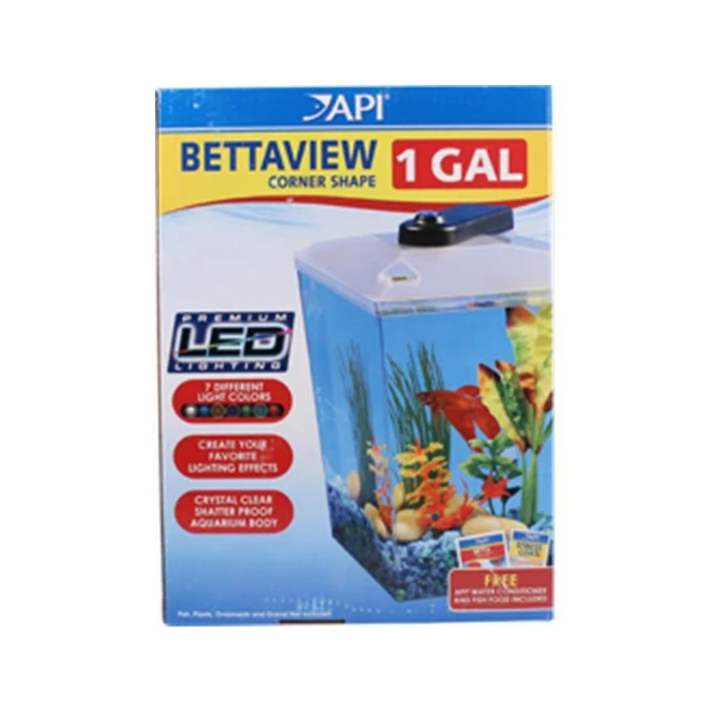 Api Bettaview Corner Shape (1gallon)