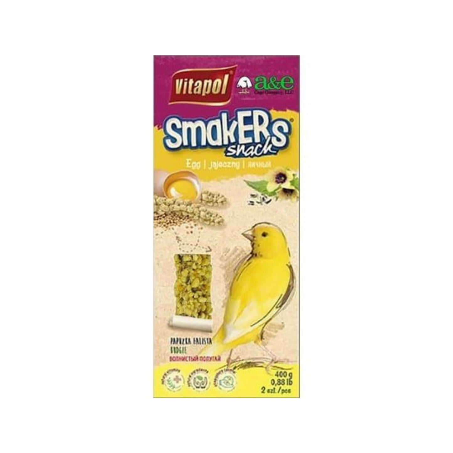 Vitapol Smackers Egg  Snacks ( For Parakeet )