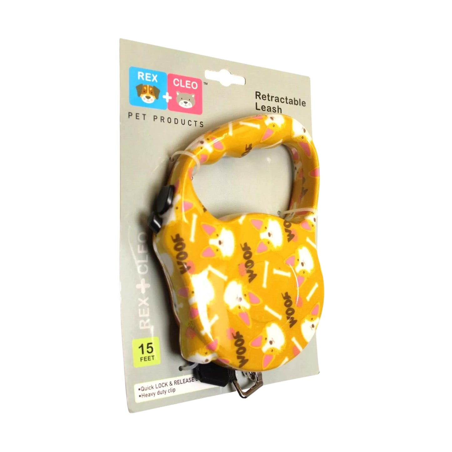 Rex Cleo Retractable Leash 15 Feet