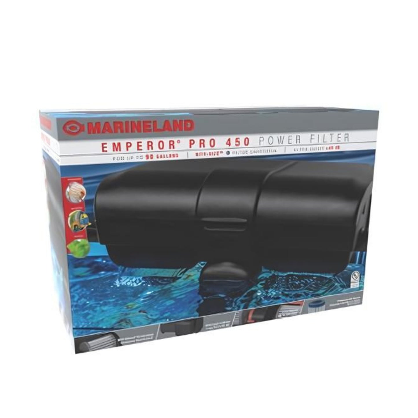 Marineland Emperor Pro 450 Power Filter For Up To 90 Gallos