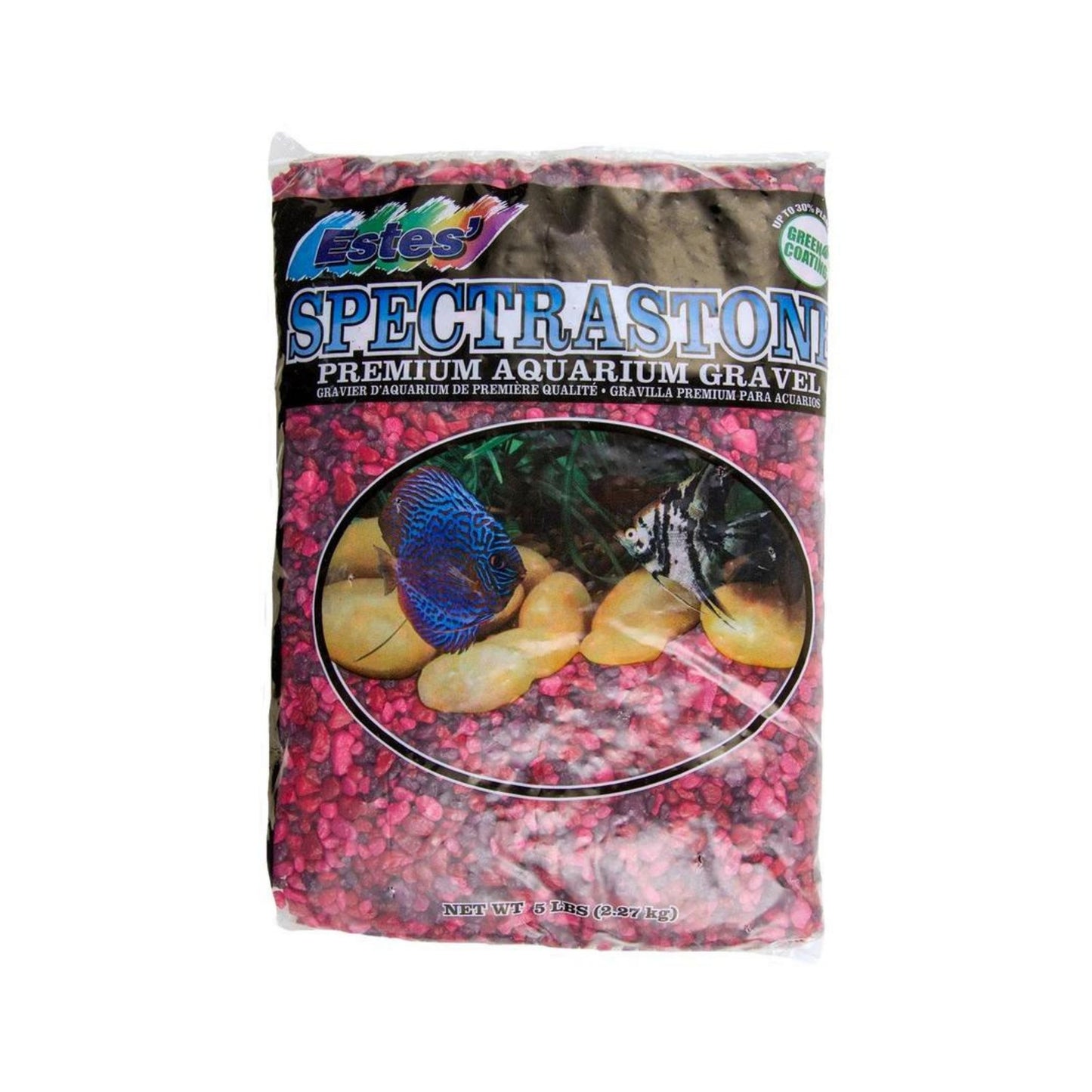 Estes' Spectrastone Premium Aquarium Gravel 5LBS Lake