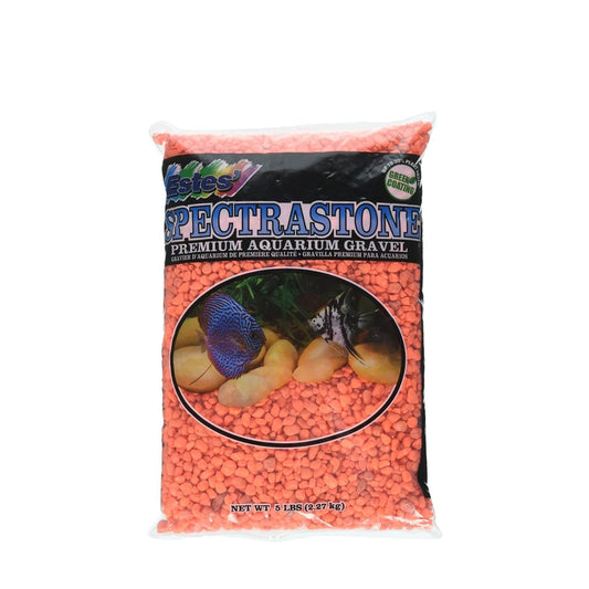 Estes' Spectrastone Premium Aquarium Gravel 5LBS Orange