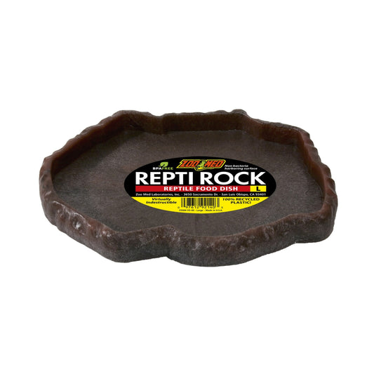 Large Repti Rock Reptile Food Dish