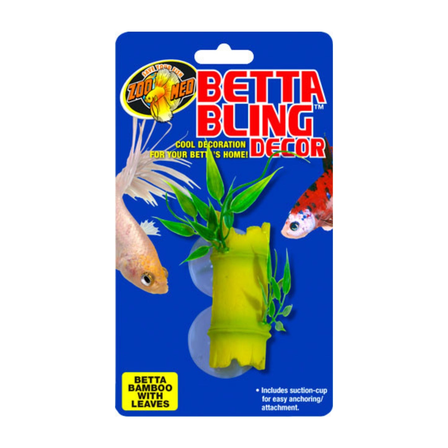 Zoo Med Betta Bling Decor Betta Bamboo With Leaves