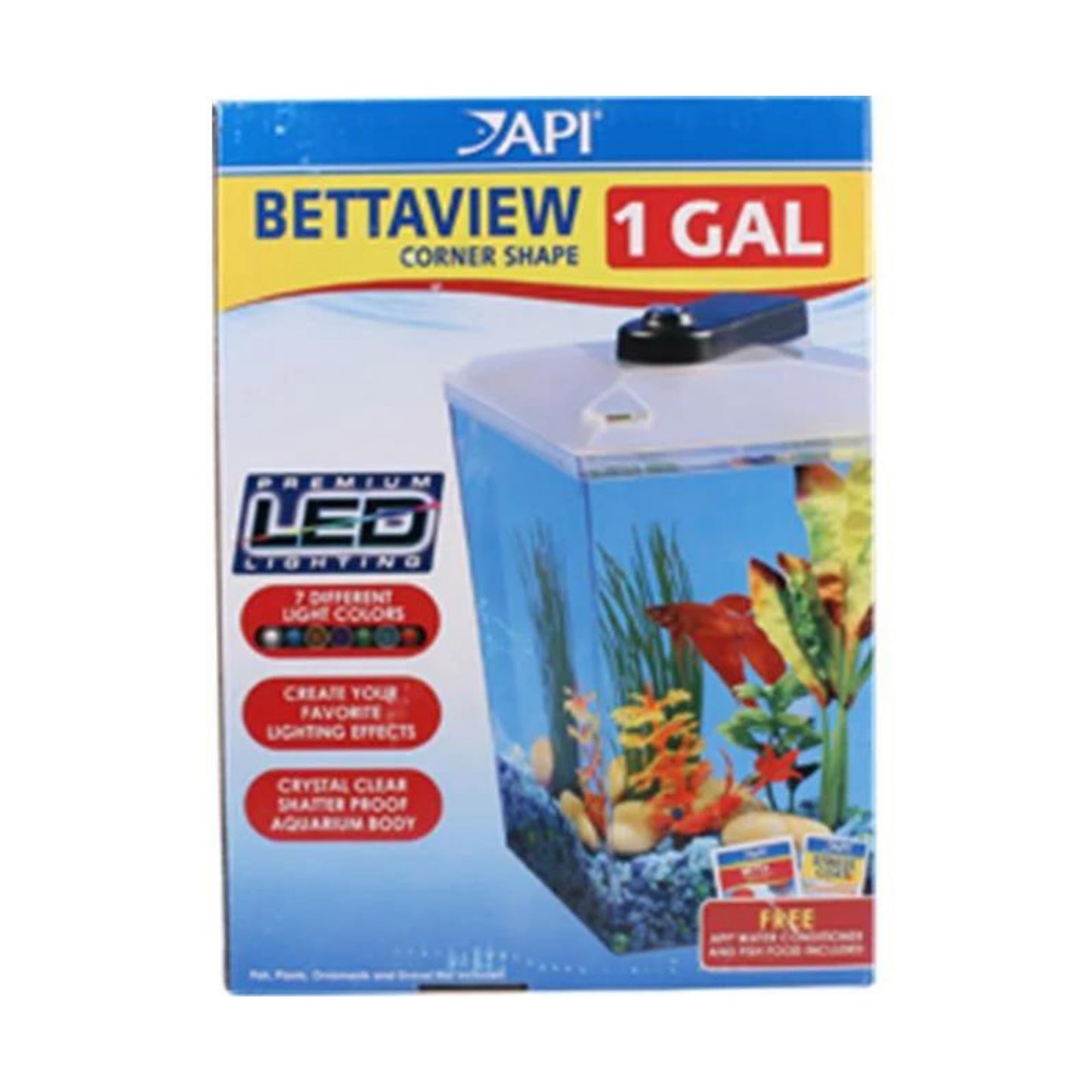 Api BettaView 1 Gallon Corner Shape