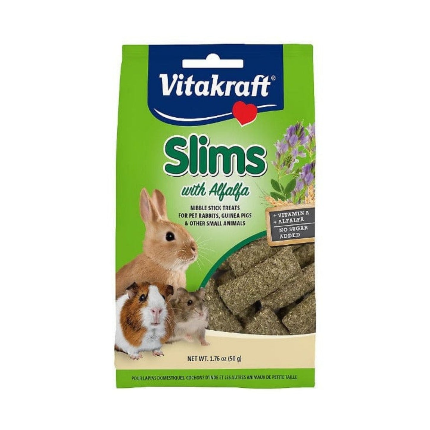 Vitakraft Slims With Alfalfa Nibble Stick Treats1.76 oz