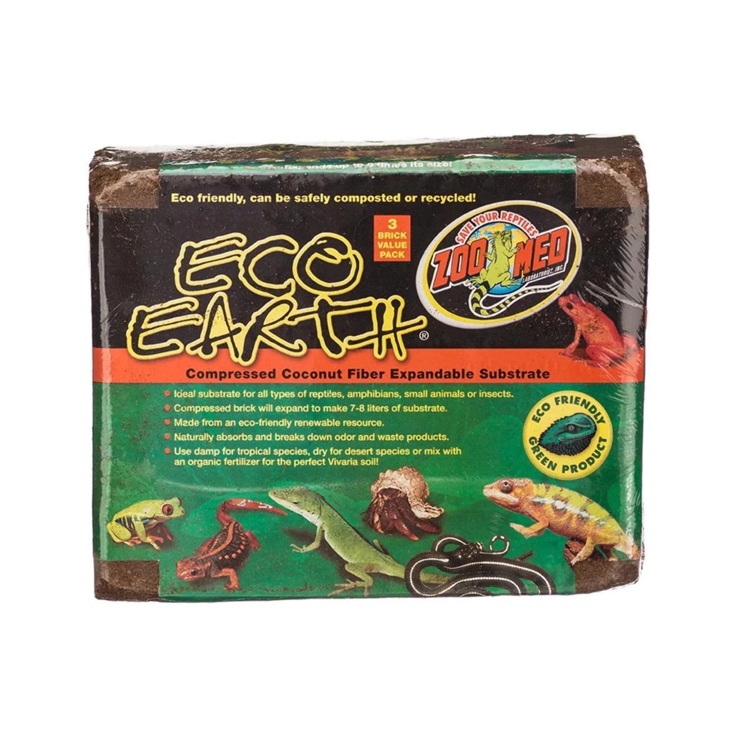 Eco Earth Compressed Coconut Fiber Expandable Substrate