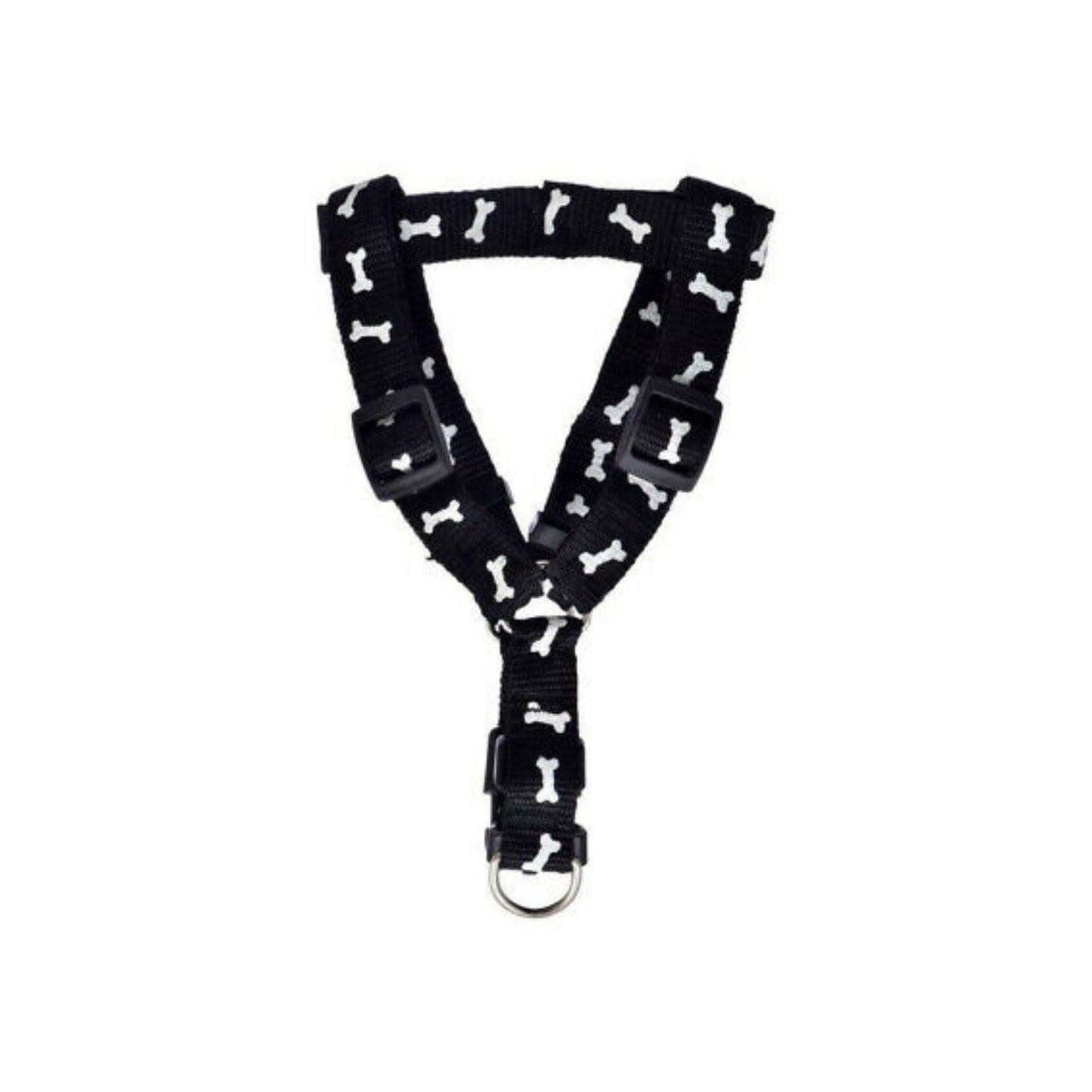 GKC Dog Harness  Blk/ White Small