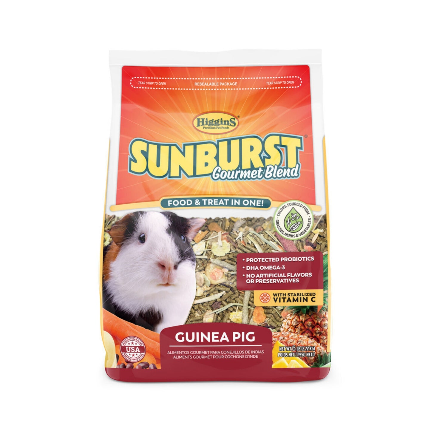 Higgins Sunburst Food & Treat Guinea Pig