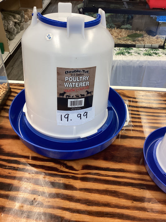Double-tuf2.5  poultry watere