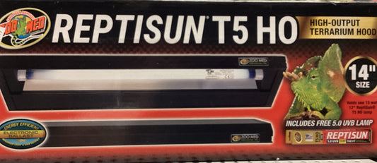 Zoo Med ReptiSun T5 HO UVB Terrarium Hood - 14 Inch