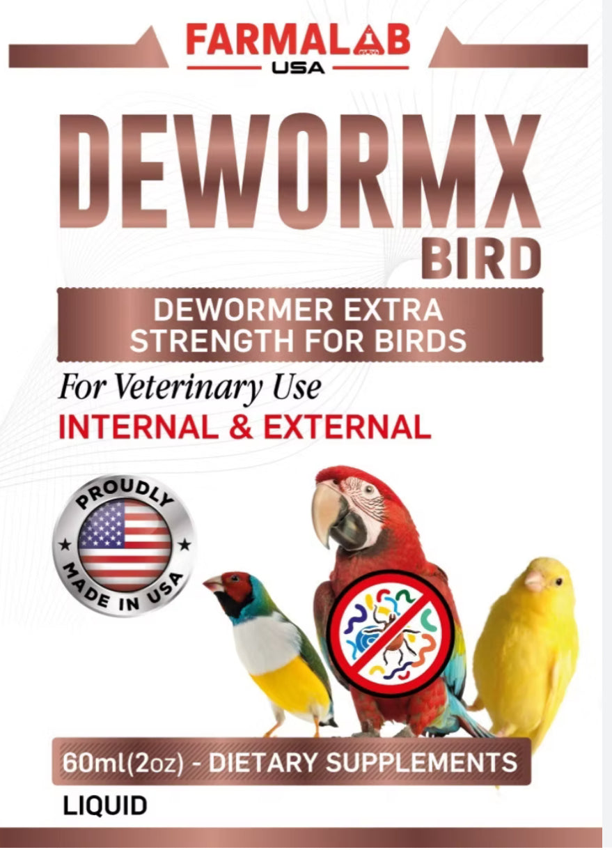 Liquid Dewormix Internal and External for Birds 60mL