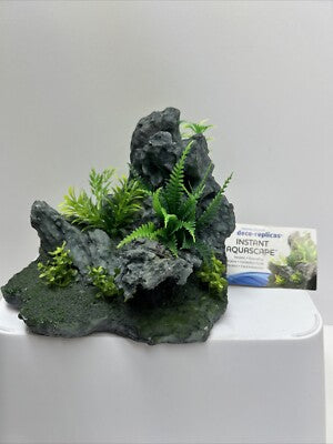 Penn Plax Deco-Replicas Instant Aquascape Grey Rock Ornament
