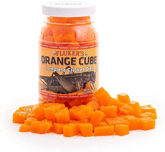 FLUKER’S Orange Cube|Complete Cricket Diet 12oz