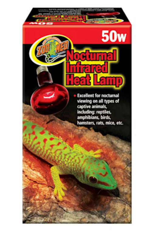 ZOO MED Nocturnal Infrared Heat Lamp 50W