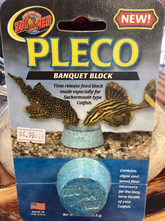 Zoo med pleca banquet block fish