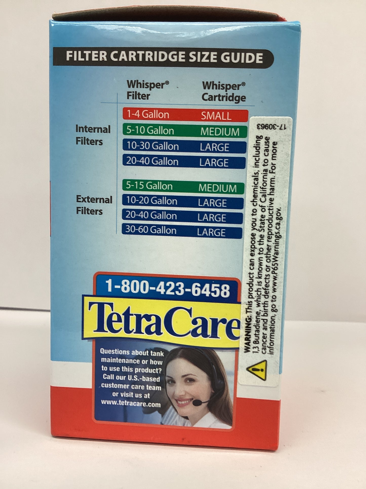 Tetra whisper filter cartridges 6 pack small