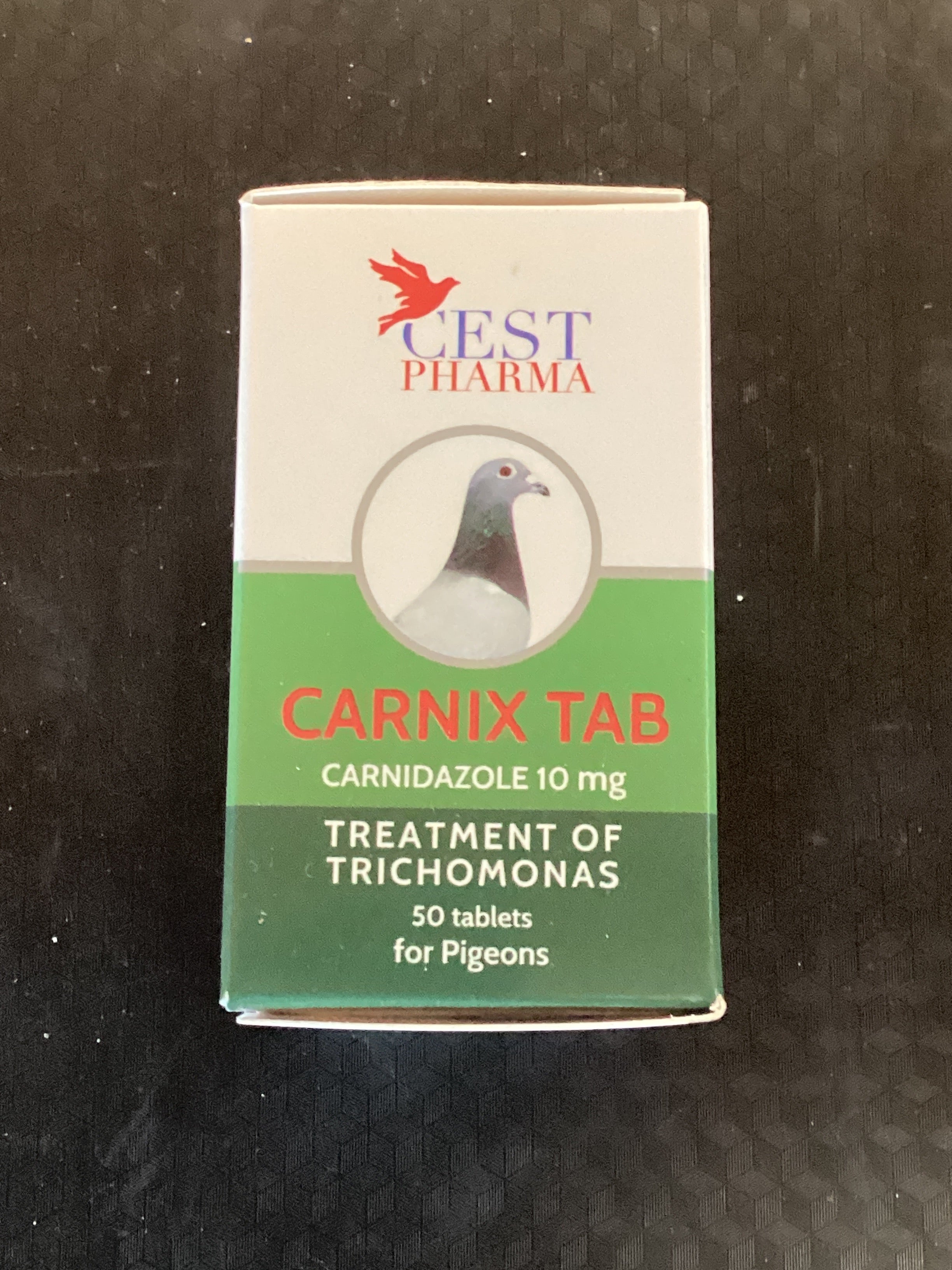 Carnix Tab Carnidazole 10mg Pigeon Medication - 50 Tablets