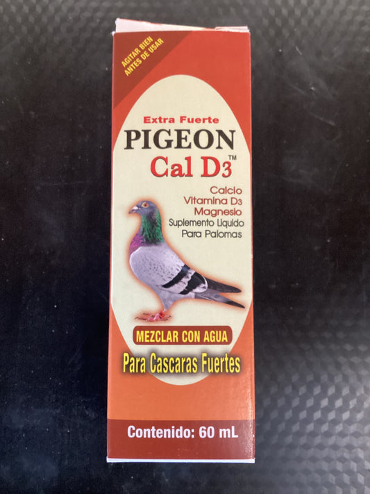 Pigeon Cal D3 Extra Strength - Calcium, Vitamin D3 & Magnesium Supplement (60mL)