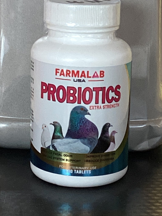 Probiotics Extra Strength - Advanced Digestive Support for Birds (100 tablets)